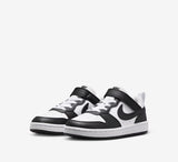 Nike Court Borough Nero Bianco Scarpe Bambino Sportive Sneakers DV5457 131