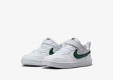 Nike Court Borough Bianco Verde Scarpe Bambino Sportive Sneakers DV5457 133