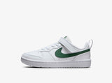 Nike Court Borough Bianco Verde Scarpe Bambino Sportive Sneakers DV5457 133