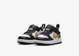 Nike Court Borough Low 2 Bianco Nero Scarpe Bambino Infant Sneaker DV5458 008