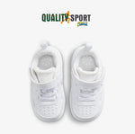 Nike Court Borough Low 2 Bianco Scarpe Bambino Infant Sneaker DV5458 106