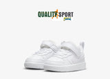 Nike Court Borough Low 2 Bianco Scarpe Bambino Infant Sneaker DV5458 106