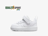 Nike Court Borough Low 2 Bianco Scarpe Bambino Infant Sneaker DV5458 106