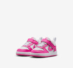 Nike Court Borough Low 2 Bianco Fucsia Scarpe Bambina Infant Sneaker DV5458 123