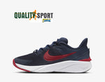 Nike Star Runner 4 Blu Rosso Scarpe Ragazzo Sportive Palestra Running DX7615 406