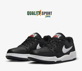 Nike Full Force Lo Nero Bianco Scarpe Uomo Sportive Sneakers FB1362 001