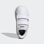 Adidas Grand Court 2 Bianco Nero Scarpe Infant Bambino Sportive Sneakers GW6527