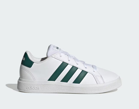 Adidas Grand Court Bianco Verde Scarpe Ragazzo Sportive Sneakers IG4830