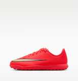 Nike Vapor 17 Mercurial Club TF Rosso Scarpe Bambino Calcetto Soccer IO1484 600
