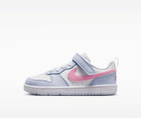 Nike Court Borough Bianco Lavanda Scarpe Bambina Sportive Sneakers IQ2726 101