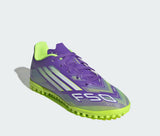 Adidas F50 Viola Verde Fluo Bambino Scarpe Shoes Erba sintetica Calcetto JI0039