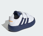 Adidas Grand Court 2 Bianco Blu Scarpe Shoes Infant Bambino Sportive Sneakers JI0979