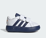 Adidas Grand Court 2 Bianco Blu Scarpe Shoes Infant Bambino Sportive Sneakers JI0979