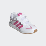 Adidas Tensaur Switch Bianco Fucsia Scarpe Bambina Sportive Sneakers JI1052