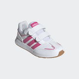 Adidas Tensaur Switch Bianco Fucsia Scarpe Bambina Sportive Sneakers JI1052
