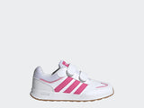 Adidas Tensaur Switch Bianco Fucsia Scarpe Bambina Sportive Sneakers JI1052