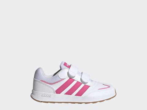 Adidas Tensaur Switch Bianco Fucsia Scarpe Bambina Sportive Sneakers JI1052