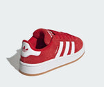 Adidas Campus 00s Rosso Bianco Scarpe Bambino Sportive Sneakers JI4329