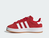 Adidas Campus 00s Rosso Bianco Scarpe Bambino Sportive Sneakers JI4329