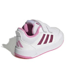 Adidas Tensaur 3 Bianco Fucsia Scarpe Infant Bambina Sportive Sneakers JQ1853