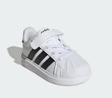 Adidas Streettalk Bianco Nero Scarpe Infant Bambino Sportive Sneakers JQ6145