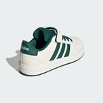 Adidas Grand Court 2 Bianco Verde Scarpe Bambino Sportive Sneakers JQ8004