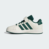 Adidas Grand Court 2 Bianco Verde Scarpe Bambino Sportive Sneakers JQ8004
