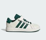 Adidas Grand Court 2 Bianco Verde Scarpe Bambino Sportive Sneakers JQ8004
