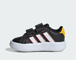 Adidas Grand Court Mickey Nero Scarpe Infant Bambino Sportive Sneakers JQ8071