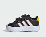 Adidas Grand Court Mickey Nero Scarpe Infant Bambino Sportive Sneakers JQ8071