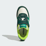 Adidas Breakbase Bianco Verde Scarpe Bambino Sportive Sneakers JR0206