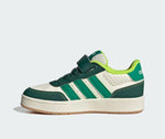 Adidas Breakbase Bianco Verde Scarpe Bambino Sportive Sneakers JR0206