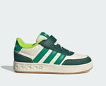 Adidas Breakbase Bianco Verde Scarpe Bambino Sportive Sneakers JR0206