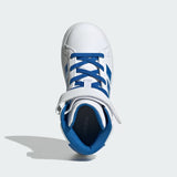 Adidas Grand Court Mid Bianco Azzurro Scarpe Bambino Sportive Sneakers JR0800