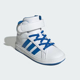 Adidas Grand Court Mid Bianco Azzurro Scarpe Bambino Sportive Sneakers JR0800