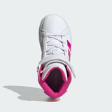 Adidas Grand Court Mid Bianco Fucsia Scarpe Bambina Sportive Sneakers JR0806