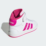 Adidas Grand Court Mid Bianco Fucsia Scarpe Bambina Sportive Sneakers JR0806