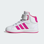Adidas Grand Court Mid Bianco Fucsia Scarpe Bambina Sportive Sneakers JR0806