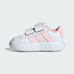 Adidas Grand Court Minnie Bianco Rosa Scarpe Infant Bambina Sportive Sneakers JR8130