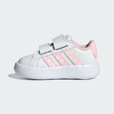 Adidas Grand Court Minnie Bianco Rosa Scarpe Infant Bambina Sportive Sneakers JR8130