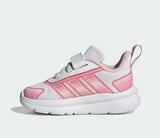 Adidas Tensaur Run 4 Bianco Rosa Scarpe Infant Bambina Sportive Sneakers KJ6702
