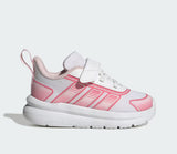 Adidas Tensaur Run 4 Bianco Rosa Scarpe Infant Bambina Sportive Sneakers KJ6702