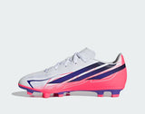 Adidas F50 Hyperfast Club FG Bianco Bambino Scarpe Erba Calcio KK1308
