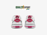 Nike Court Legacy Bianco Rosa Scarpe Infant Bambina Sportive Sneakers DA5382 111