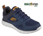 Skechers Track Syntac Blu Scarpe Shoes Uomo Sportive Sneakers 232398 NVY