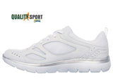 Skechers Summits Suited Bianco Scarpe Shoes Donna Sportive Running 12982 WSL