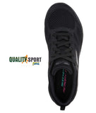 Skechers Summits Suited Nero Scarpe Shoes Donna Sportive Running 12982 BBK