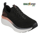 Skechers D'Lux Walker Nero Bronzo Scarpe Donna Sportive Sneakers 149366 BKRG