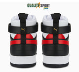 Puma RBD Game Bianco Nero Rosso Scarpe Shoes Uomo Sportive Sneakers 385839 05