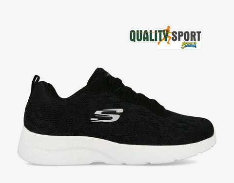 Skechers Dynamight 2.0 Nero Scarpe Donna Sportive Palestra Running 12963 BKW